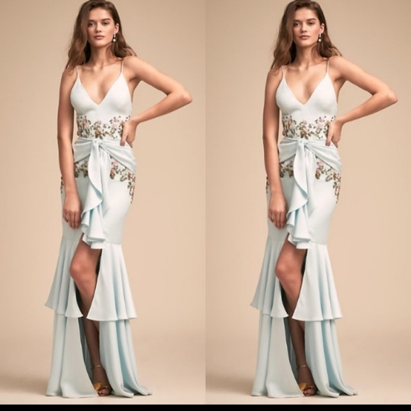 NEW WITH TAG PatBo Pamina Dress Long Beaded Gown Formal - Picture 3 of 8